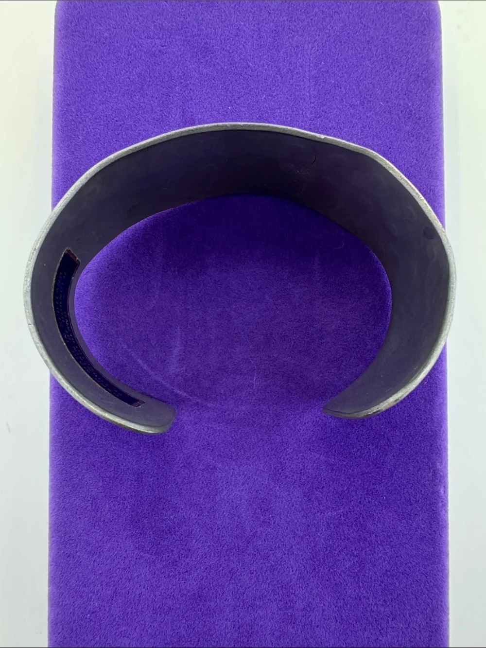 💛 Handmade Silver Tone Fountain Of Dornoch Sutherland Wide Cuff Bracelet - Picture 4 of 7